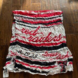NWT Vintage Emerson Street Clothing Co Texas Tech Wave Scarf
